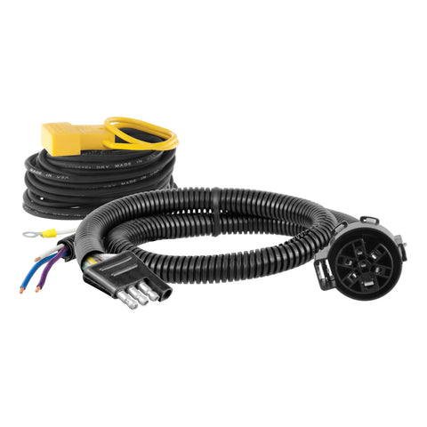 CURT 56476 - 4-Way Flat Vehicle-Side to USCAR Wiring Adapter