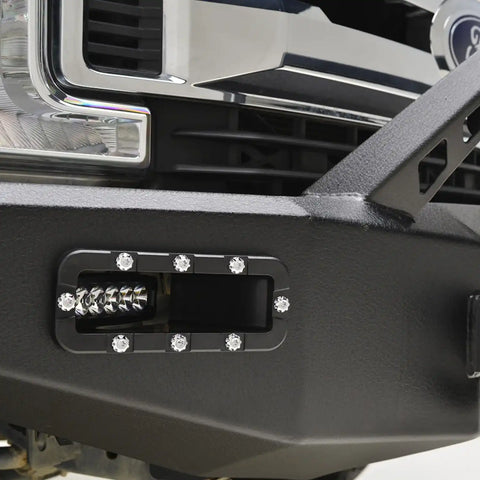 Paramount Automotive 57-0138 - 17-21 Ford F-250/F-350/F-450 LED Front Winch Bumper