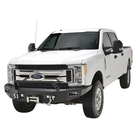 Paramount Automotive 57-0138 - 17-21 Ford F-250/F-350/F-450 LED Front Winch Bumper