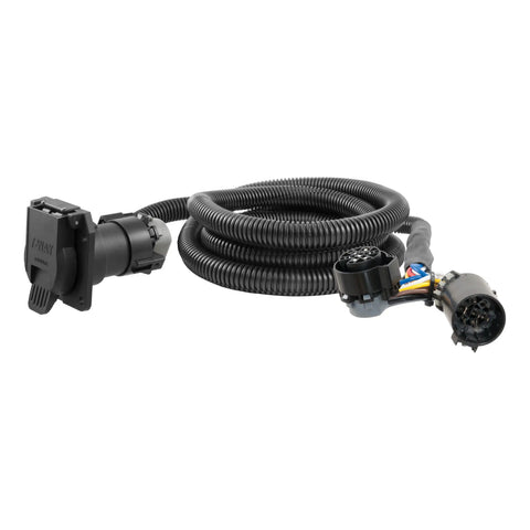 CURT 57008 - 7ft. Custom Wiring Extension Harness (Adds 7-Way RV Blade to Truck Bed Packaged