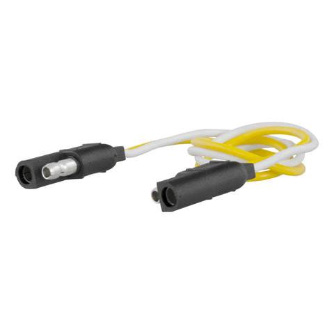 CURT 58020 - 2-Pin Flat Wiring Harness with 12-Inch Wires