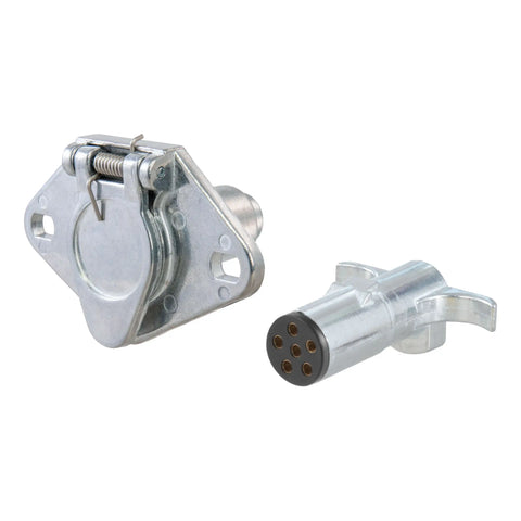 CURT 17051 Round Bar Weight Distribution Hitch With Integrated Lubrication (6-8K)