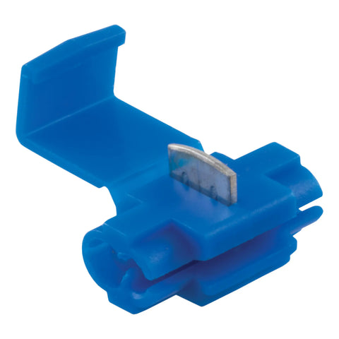 CURT 58280 - 18-14 Gauge Blue Scotch Snap Lock Wire Connectors 100-Pack