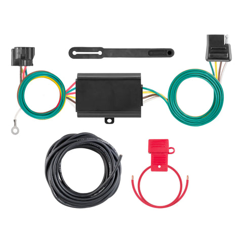 CURT 58920 - Towed-Vehicle RV Wiring Harness Add-On 4-Pin Trailer