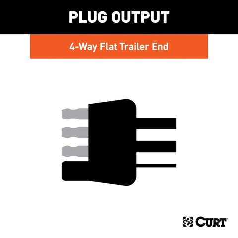 CURT 58931 - Custom Towed-Vehicle RV Wiring Select Chevrolet Cobalt Pontiac G5 Pursuit