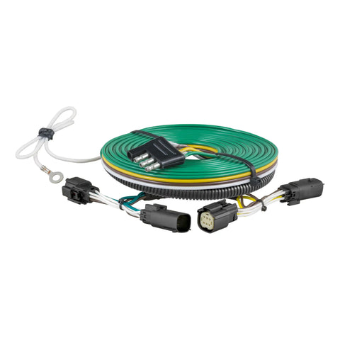 CURT 58963 - Custom Towed-Vehicle RV Wiring Harness Select Jeep Cherokee