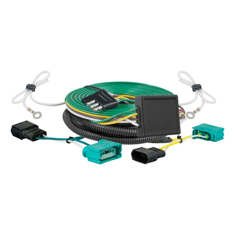 CURT 58971 - Custom Towed-Vehicle RV Wiring Select Chevrolet Equinox with LED Taillights