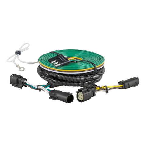 CURT 58974 - Custom Towed-Vehicle RV Wiring Select Chevrolet Equinox without LED Taillights