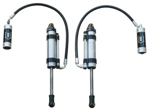 ICON Vehicle Dynamics FRDK_59906P ICON 2007-2014 Toyota FJ Cruiser/2003-2023 Toyota 4Runner/2003-2009 Lexus GX470 0-3.5” Lift 2.5 VS Omega Bypass Remote Reservoir Front Secondary Shocks Pair