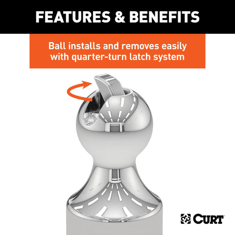 CURT 60702 - OEM Style Gooseneck Hitch Ball