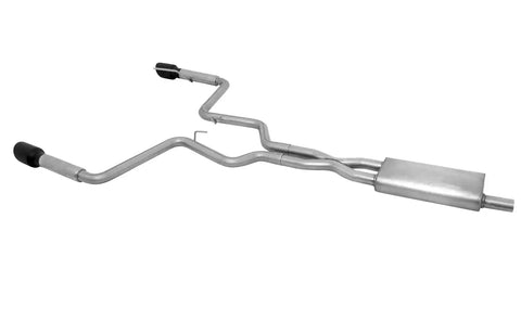 Gibson Performance Exhaust 619014-B Cat-Back Dual System Black Ceramic