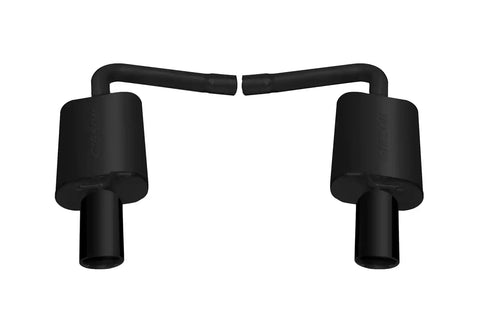 Gibson Performance Exhaust 619699B Black Elite Axle Back Dual System Stainless