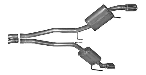 Gibson Performance Exhaust 620002 Cat-Back Dual System Stainless
