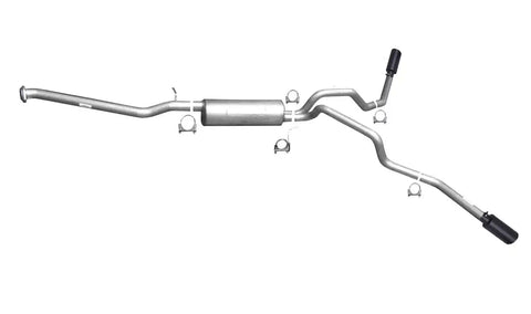Gibson Performance Exhaust 65003B Black Elite Cat-Back Dual Extreme System Stainless