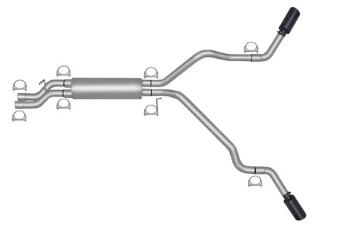 Gibson Performance Exhaust 65009B Black Elite Cat-Back Dual Extreme System Stainless