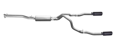 Gibson Performance Exhaust 65661B Black Elite Cat-Back Dual Split System Stainless