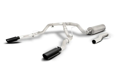 Gibson Performance Exhaust 65695B Black Elite Cat-Back Dual Split System Stainless
