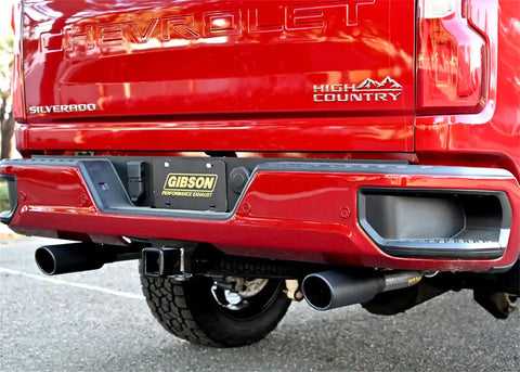 Gibson Performance Exhaust 65713B Black Elite Cat-Back Dual Split System Stainless