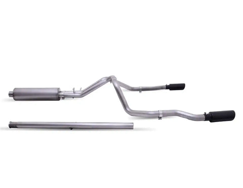 Gibson Performance Exhaust 65713B Black Elite Cat-Back Dual Split System Stainless