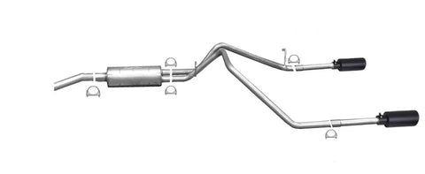Gibson Performance Exhaust 66565B Black Elite Cat-Back Dual Split System Stainless