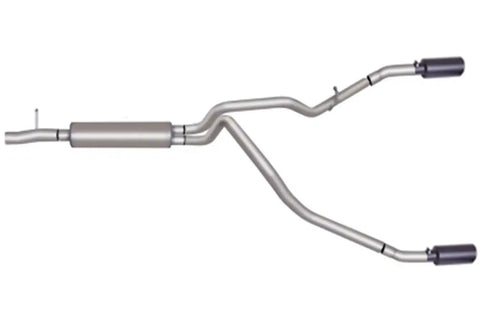Gibson Performance Exhaust 69541B Black Elite Cat-Back Dual Split System Stainless