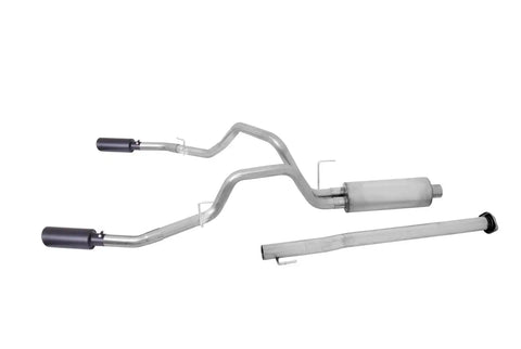 Gibson Performance Exhaust 69545B Black Elite Cat-Back Dual Split System Stainless