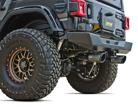 Gibson Performance Exhaust 70-0002 Patriot Series Cat-Back Dual Split System Black Ceramic