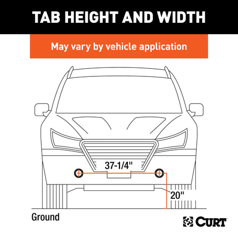 CURT 70103 - Custom Tow Bar Base Plate Select Jeep Cherokee