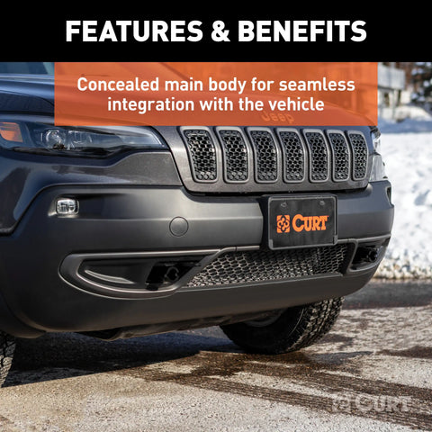 CURT 70103 - Custom Tow Bar Base Plate Select Jeep Cherokee