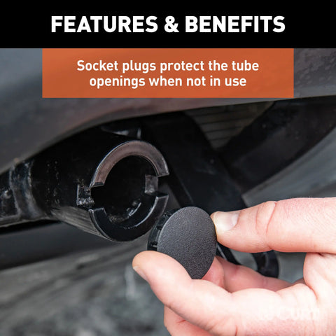 CURT 70112 - Custom Tow Bar Base Plate Select Jeep Wrangler TJ