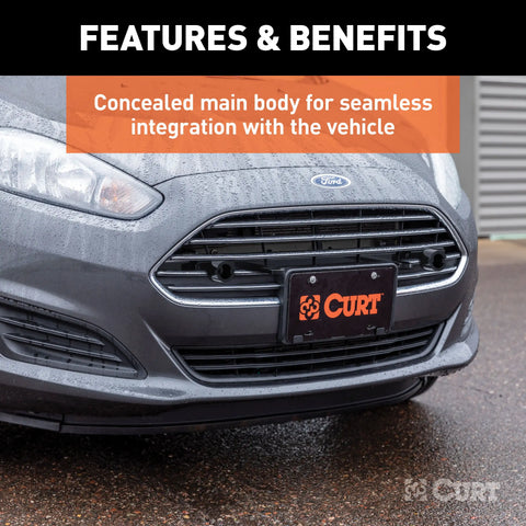 CURT 70119 - Custom Tow Bar Base Plate Select Ford Fiesta