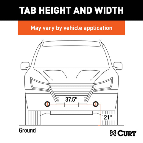 CURT 70134 - Custom Tow Bar Base Plate