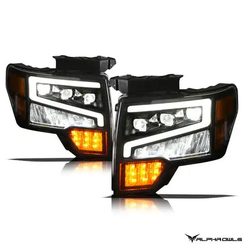 Alpha Owls 7162952 - 2009-2014 Ford F-150 Tri-Pro Series LED Projector Headlights.