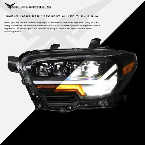 Alpha Owls 7162969 - Quad-Pro Series Headlights