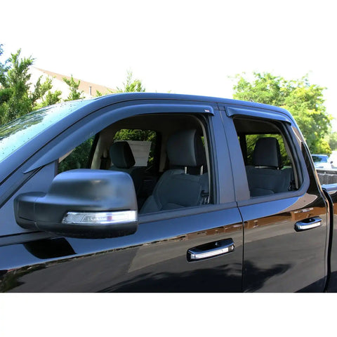 Westin 72-35434 - Tape On Wind Deflector 4 pc. Smoke Extended Cab