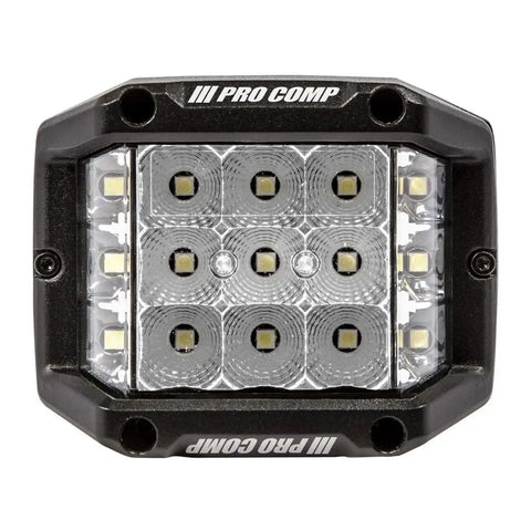 Pro Comp Suspension 76411P 2X2 Wide Angle Cube Led Combo Pair (Black)