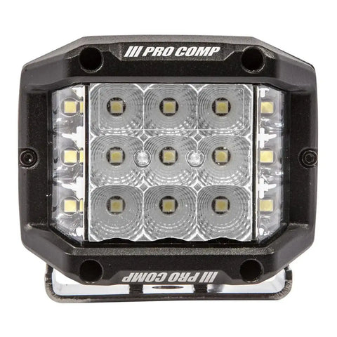 Pro Comp Suspension 76411P 2X2 Wide Angle Cube Led Combo Pair (Black)