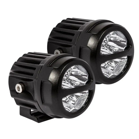 Pro Comp Suspension 76412P 2X2 Round 5W Led Spot Pair (Black)