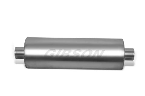Gibson Performance Exhaust 788707S SFT Superflow Center/Center Round Muffler Stainless