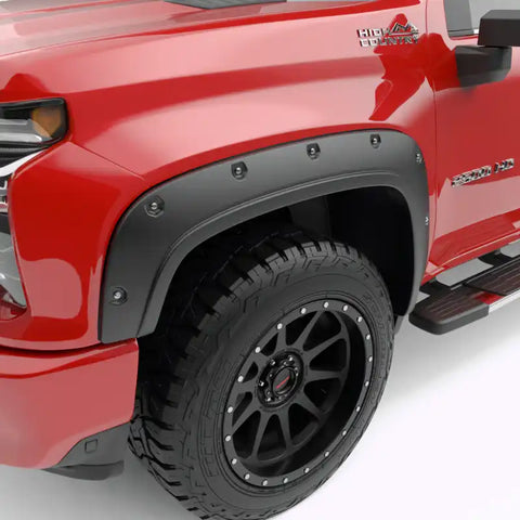 EGR 791884 - 20-23 Chevrolet Silverado 2500Hd/3500Hd Traditional Bolt-On Look Fender Flares Set Of 4