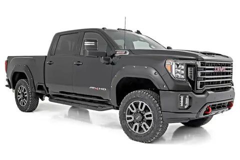 EGR 791954 -2020 GMC Sierra HD Bolt-On Style Black Fender Flare - Set