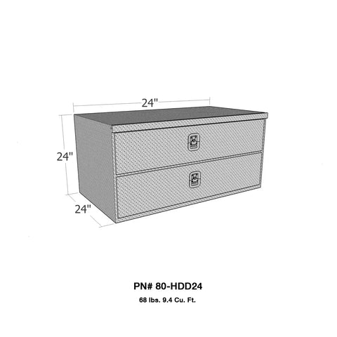 Westin 80-HDD24 - Brute HD Under Body Tool Box