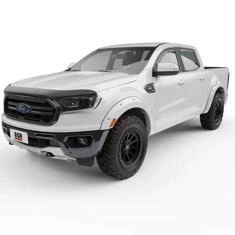 EGR 793554-YZ -  19-22 Ford Ranger Painted To Code Oxford Traditional Bolt-On Look Fender Flares White Set Of 4