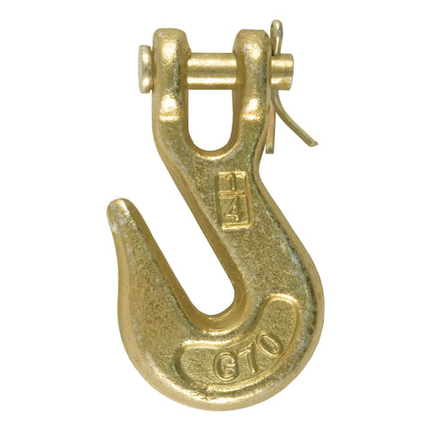 CURT 81502 - 1/4in. Clevis Grab Hook (3150 lbs 3/8in. Pin)