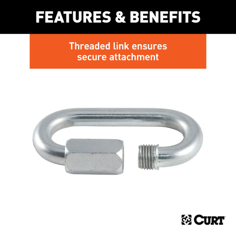 CURT 82932 - 1/2in. Quick Link (16500 lbs. Breaking Strength)