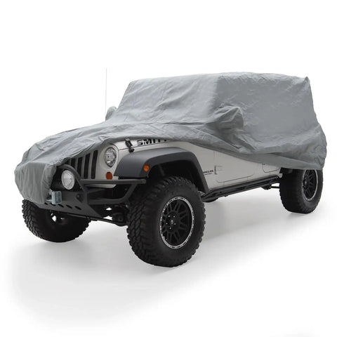 Smittybilt 835 - Complete Cover W/Storage Bag, Lock & Cable Gray
