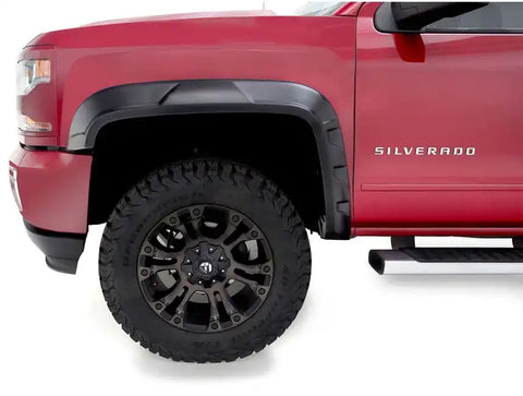 Bushwacker 40127-02 DRT STYLE FENDER FLARE - 2Pc Front
