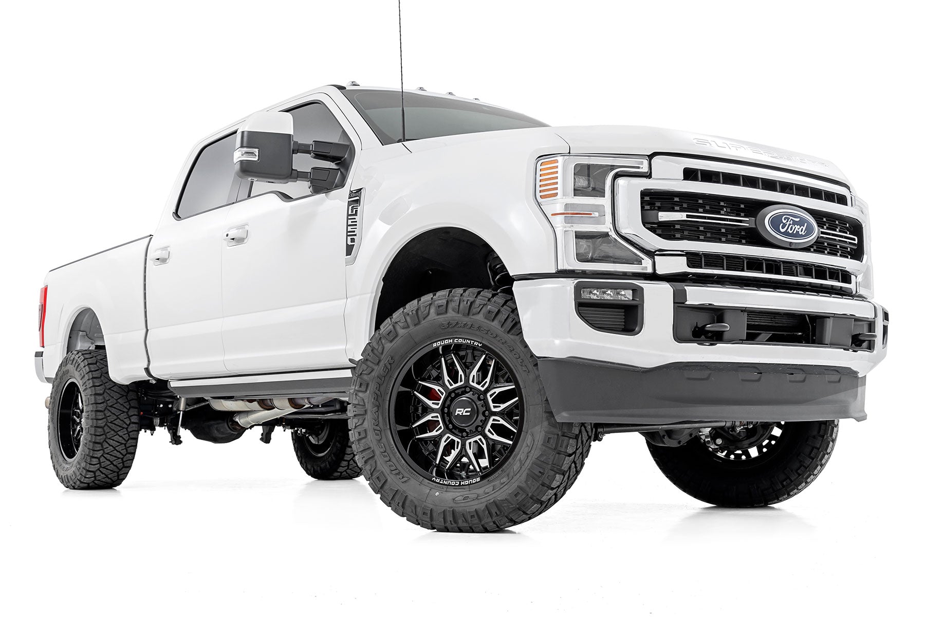 Rough Country 86 Series Wheel | One-Piece | Gloss Black | 22x10 | 8x180 | -19mm