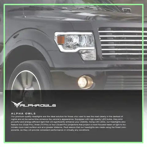 Alpha Owls 8707555 - SQX Series Headlights