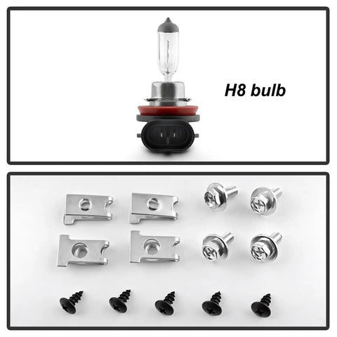 Spyder Auto 9044250 OEM Fog Lights W/OEM Switch - Clear